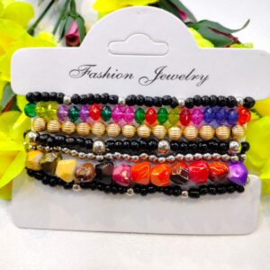 Black Beads Bracelet