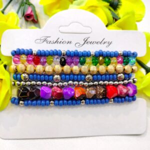Blue Beads Bracelet