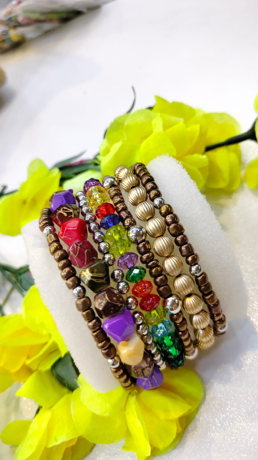 Chocolate Beads Bracelet