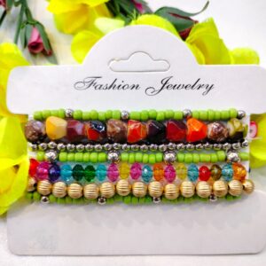 Green Beads Bracelet