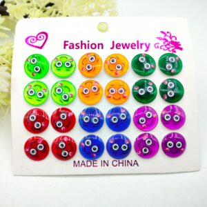 Smile Emoji Stud Earrings