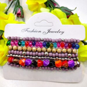 Violet Beads Bracelet