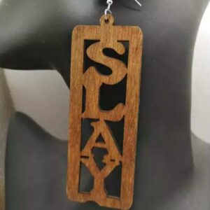 Trendy Newest Slay Wooden Earrings