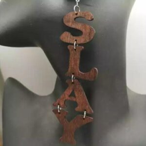 Trendy Newest Slay Wooden Earrings