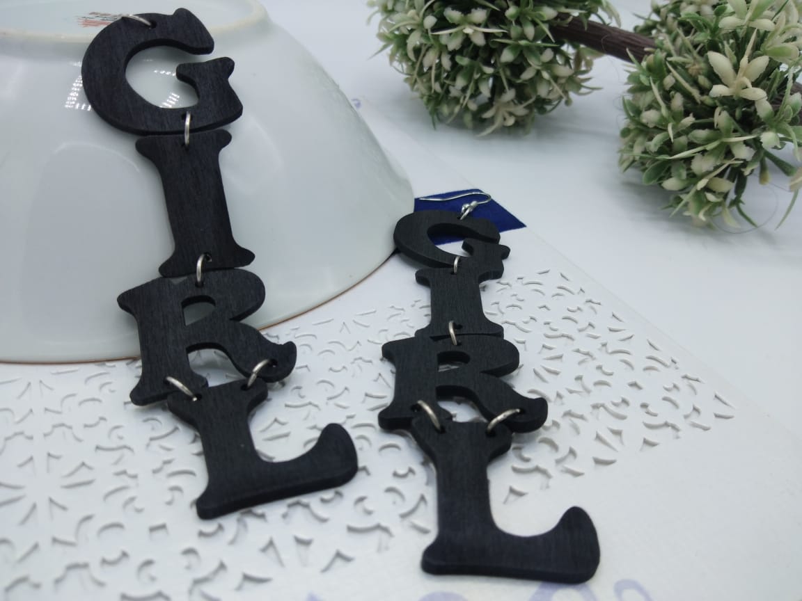 Trendy Newest Girl Wooden Earrings