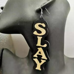 Trendy Newest Slay Wooden Earrings