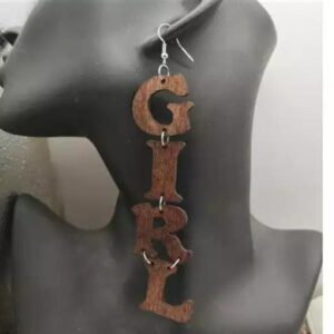 Trendy Newest Girl Wooden Earrings