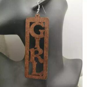 Trendy Newest Girl Wooden Earrings