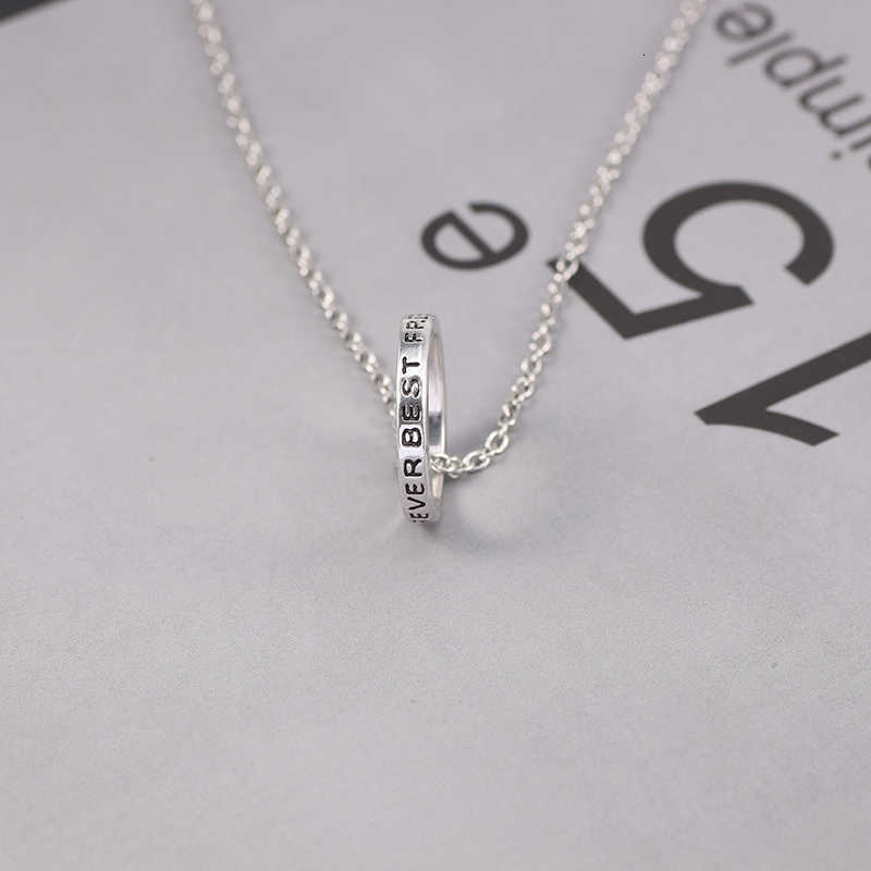 Fashion New Best Friend Forever Ring Pendant Jewelry