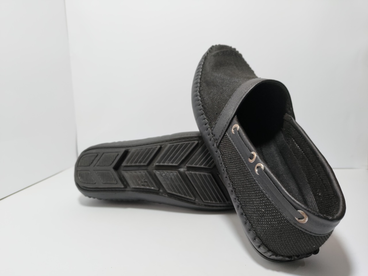 Luxury Men Velvet Loafer Shoes Unique Italian Design Black Color - Image 5