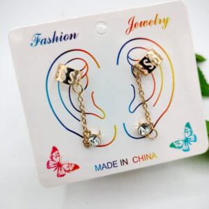 Golden Earrings Jewelry for Girls and Women