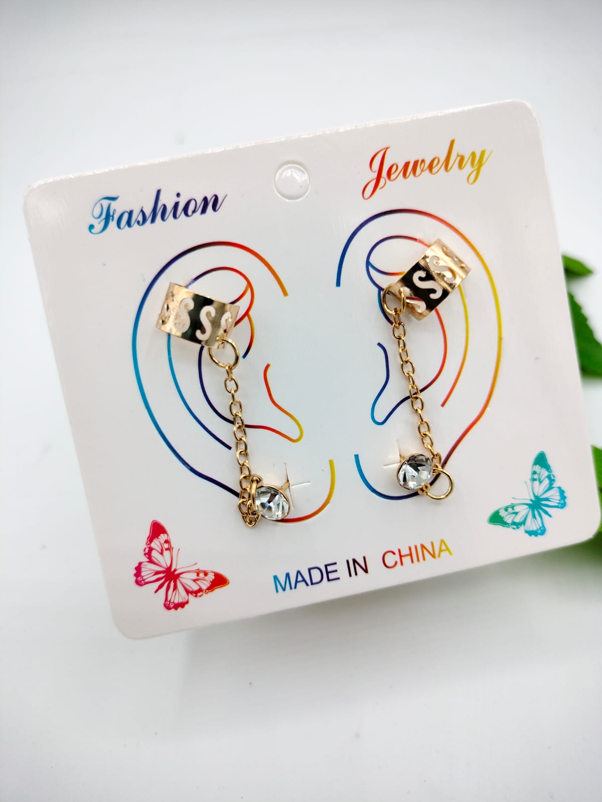 Golden Earrings Jewelry for Girls and Women