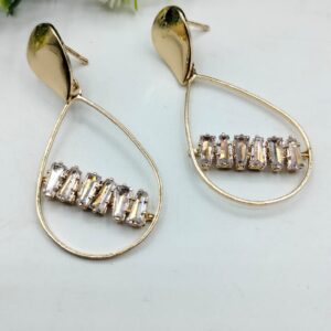 Earrings for Women Golden Drop Earrings Trend Fashion Jewelry