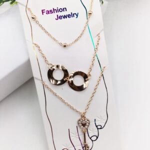 Golden Anklet Key Rings Set