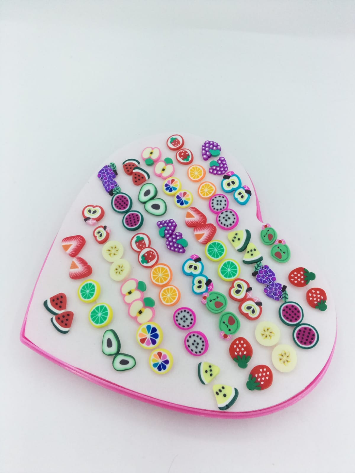 36 Pairs of Fruits Studs Earrings For Girls & Women - Image 2