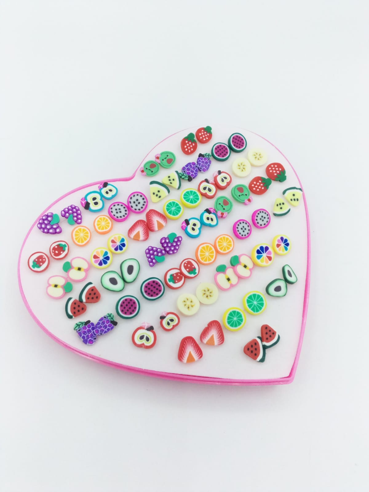 36 Pairs of Fruits Studs Earrings For Girls & Women - Image 3