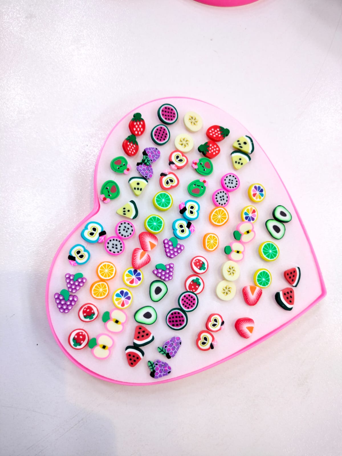36 Pairs of Fruits Studs Earrings For Girls & Women