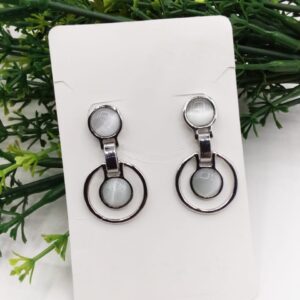 Earrings for Women Silver Pearl Drop Earrings Trend Fashion Jewelry
