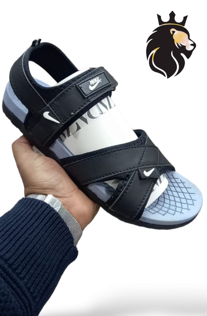 Black kito Stripe Sandal