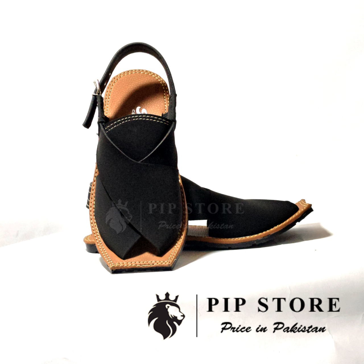 Men Peshawari Sandal Black