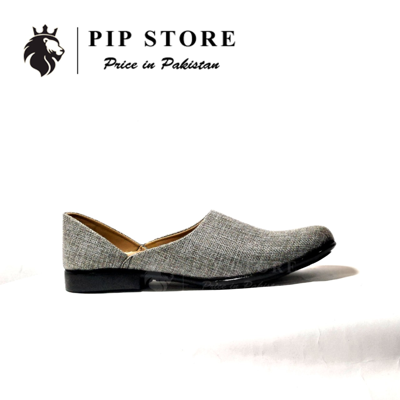 Grey Khusa Style Loafers
