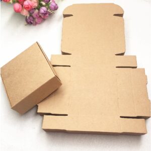 Packaging Boxes 3 x 3 x 1 inches Kraft Aircraft gift Jewelry Accessories Storage Box