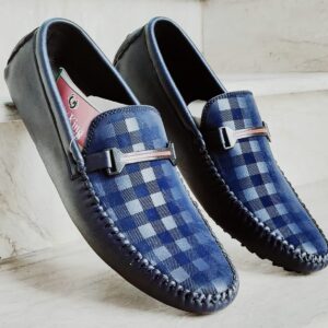 Blue Loafer Shoes For Men