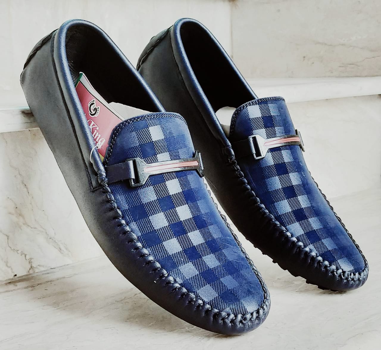 Blue Loafer Shoes For Men