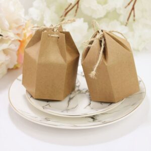 Kraft Pillow Boxes Jewelry Packaging Gift Card Holder Soap Packaging Small Gift Box Wedding Favors