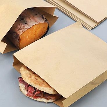 Kraft Brown Bakery Grocery Paper Bags Small Packaging Paper Bags, Great for Lunch Bags, Small Snacks, Gift Bags, Merchandise, Party - Image 3