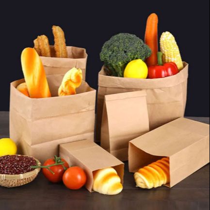 Kraft Brown Bakery Grocery Paper Bags Small Packaging Paper Bags, Great for Lunch Bags, Small Snacks, Gift Bags, Merchandise, Party - Image 2