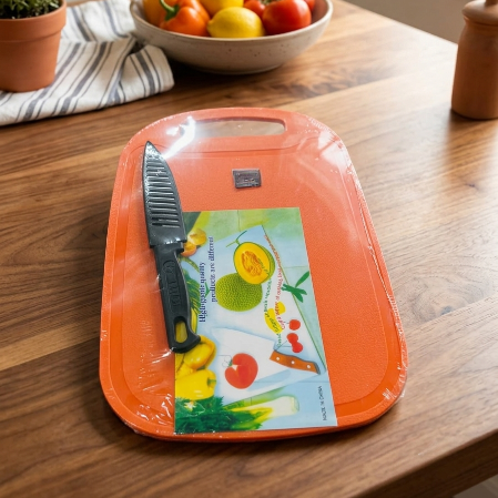 2 in 1 Portable Cutting Board and Knife Kit - Image 5