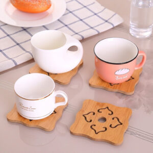 Wooden Heat Resistant Table Mat and Pot Holder