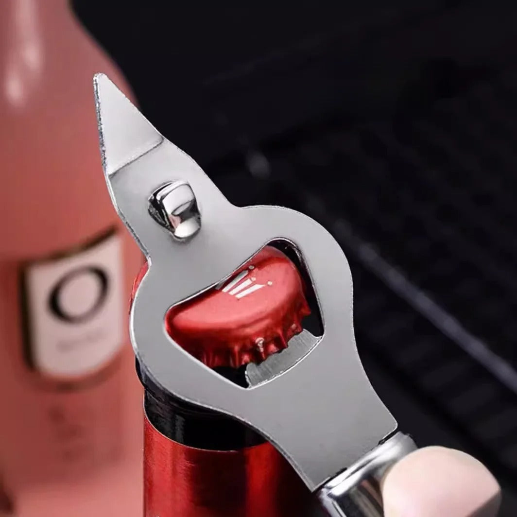 Stainless Steel Multifunctional Bottle & Can Opener - Image 4