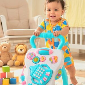 Baby Walker Multifunction Toddler Trolley Musical Drawing Walker