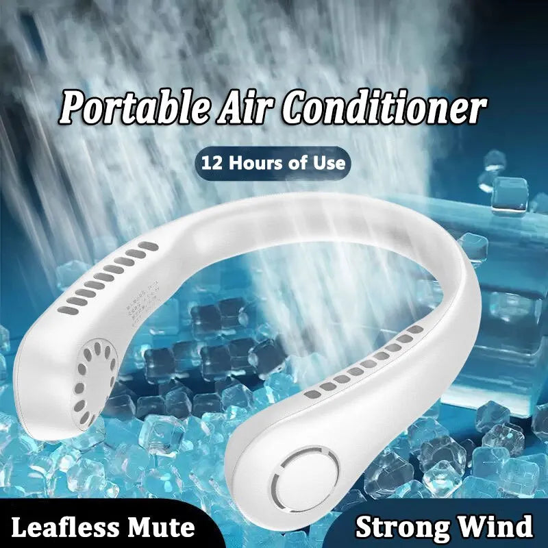 Mini Neck Bladeless Rechargeable Cooling Fan - Image 9