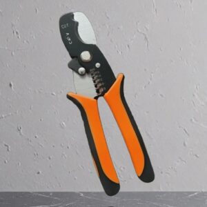 2 in 1 Wire Cutter Orange Black Stainless Steel