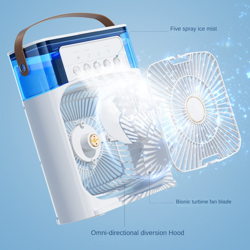Instant Cooling Mini Air Cooler Portable USB Rechargeable Cooling Fan - Image 6