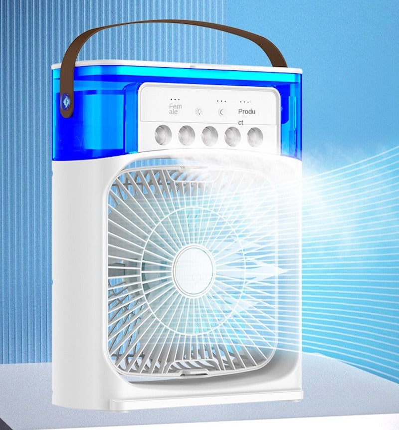 Instant Cooling Mini Air Cooler Portable USB Rechargeable Cooling Fan - Image 8