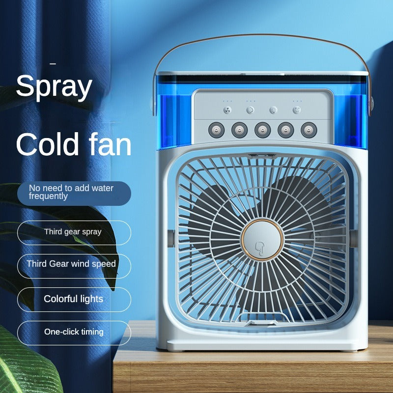 Instant Cooling Mini Air Cooler Portable USB Rechargeable Cooling Fan - Image 2
