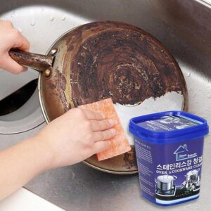 100% Original Imported Stainless Steel Cookware Cleaner & Kitchen Wash Paste
