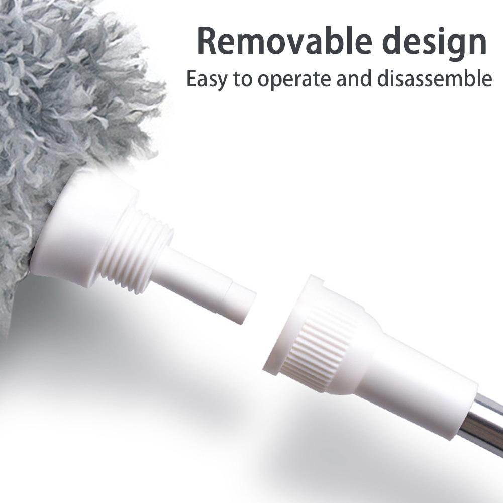 Flexible Microfiber Duster with Telescopic Stainless Steel Handle - Image 8