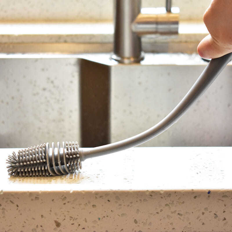 Silicone Bottle Cleaning Brush - Kitchen Tool - Image 3