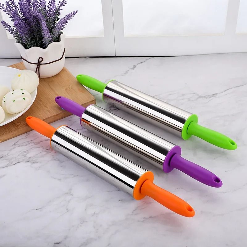 Premium Stainless Steel Rolling Pin for Baking and Pastry - Image 4