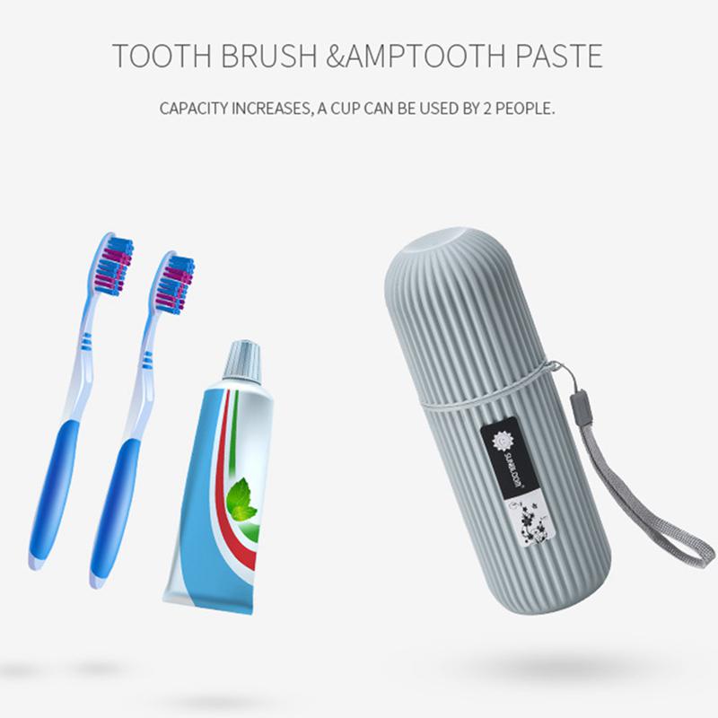Portable Toothpaste Toothbrush Protect Holder Case for Travel and Camping - Image 4