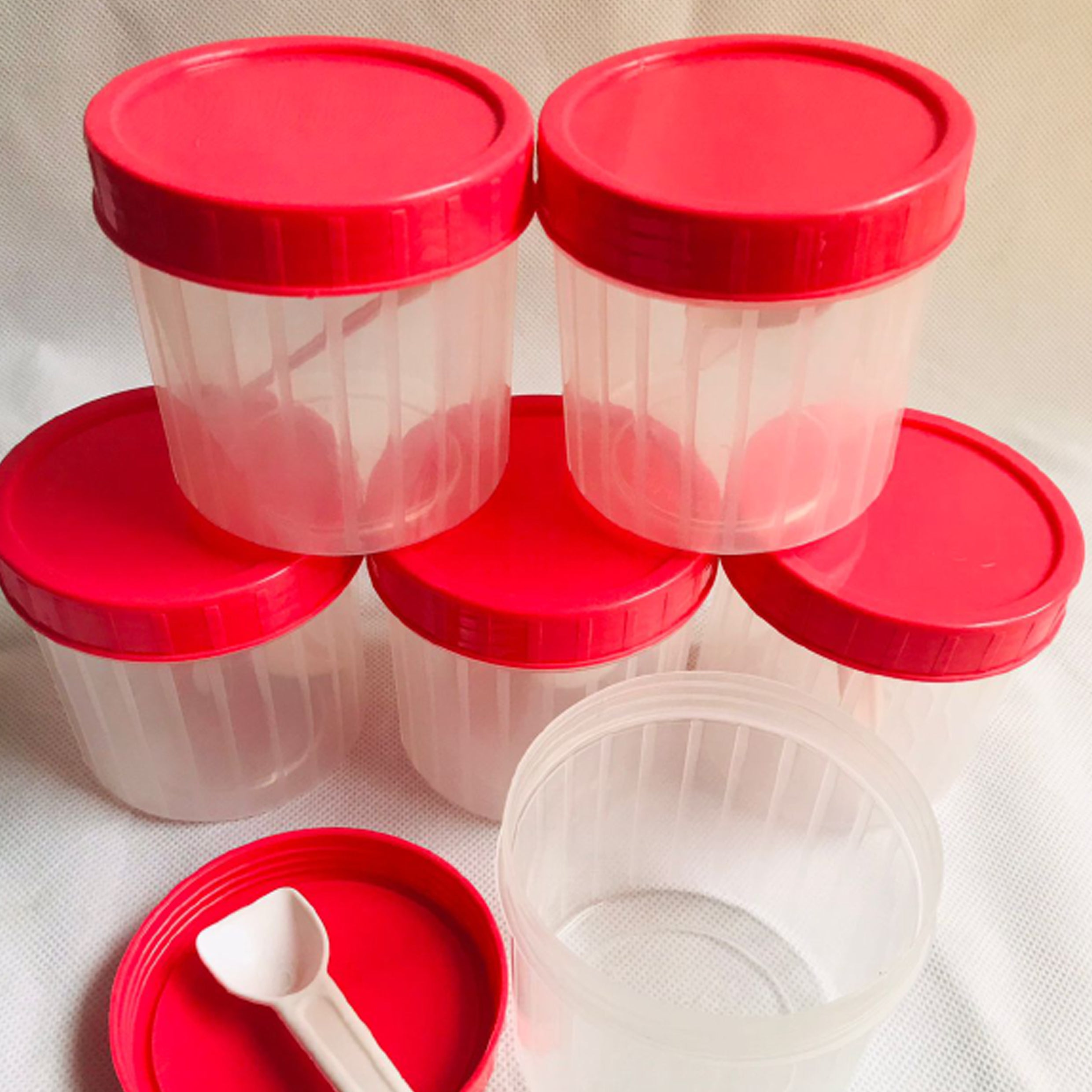 6 Pcs Multipurpose Food Storage Jars for Kitchen Pantry Organization - Image 4