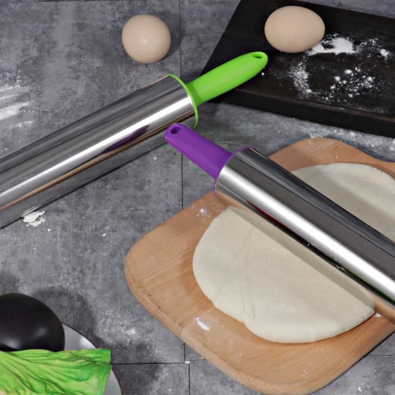 Premium Stainless Steel Rolling Pin for Baking and Pastry - Image 5