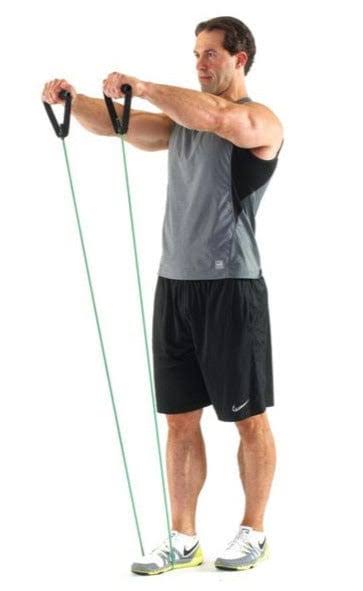 Latex Elastic Resistance Bands with Handles for Gym, Yoga and Fitness - Image 3