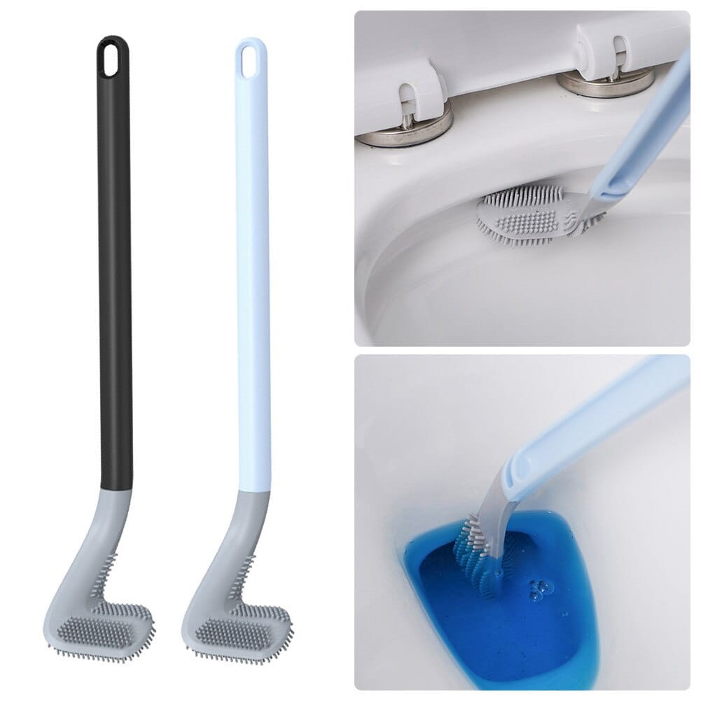 Creative Golf Head Silicone Toilet Brush with Wall-Mounted Holder - Image 7