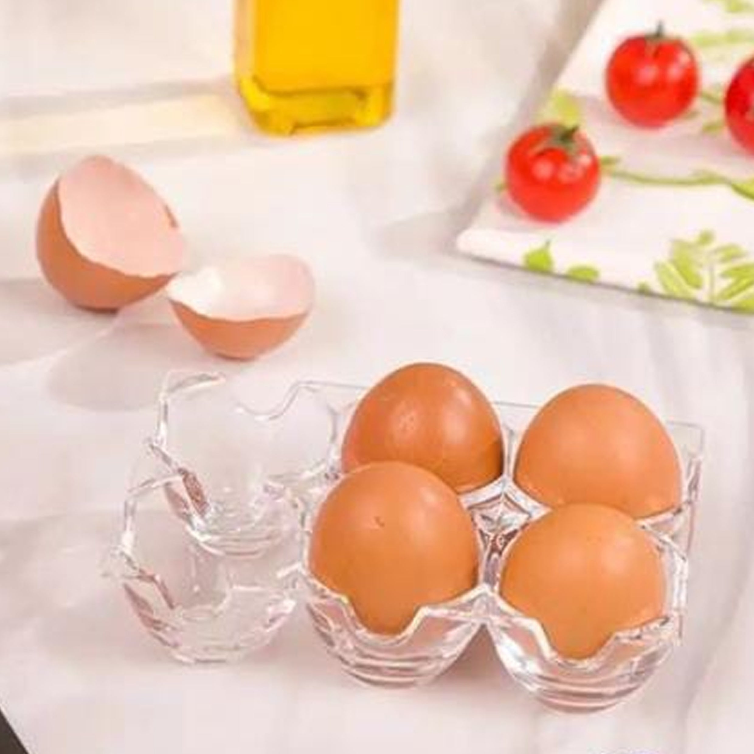 6 Egg Acrylic Tray (Pack of 2) - Image 2